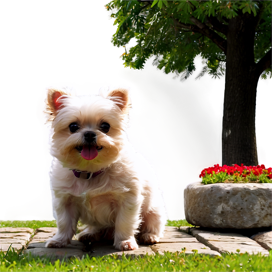 Small Dog In A Park Png 21