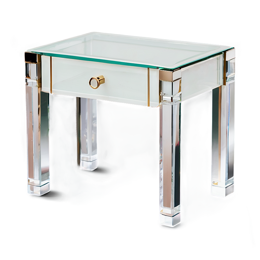 Small Glass Bedside Table Png 06292024