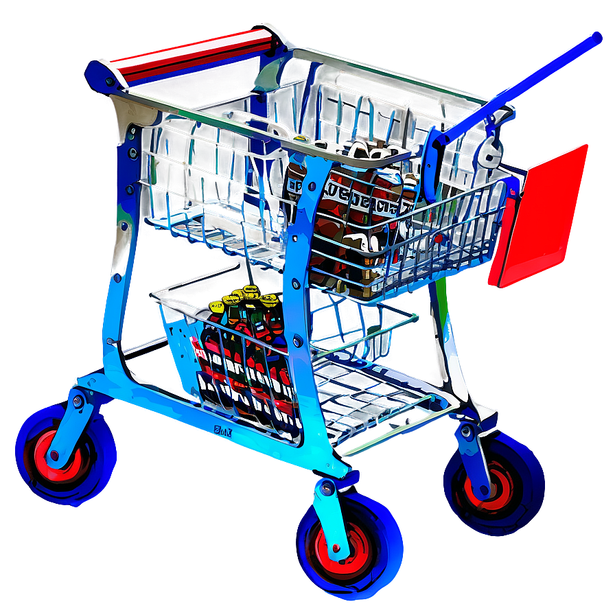 Small Grocery Cart Png 18