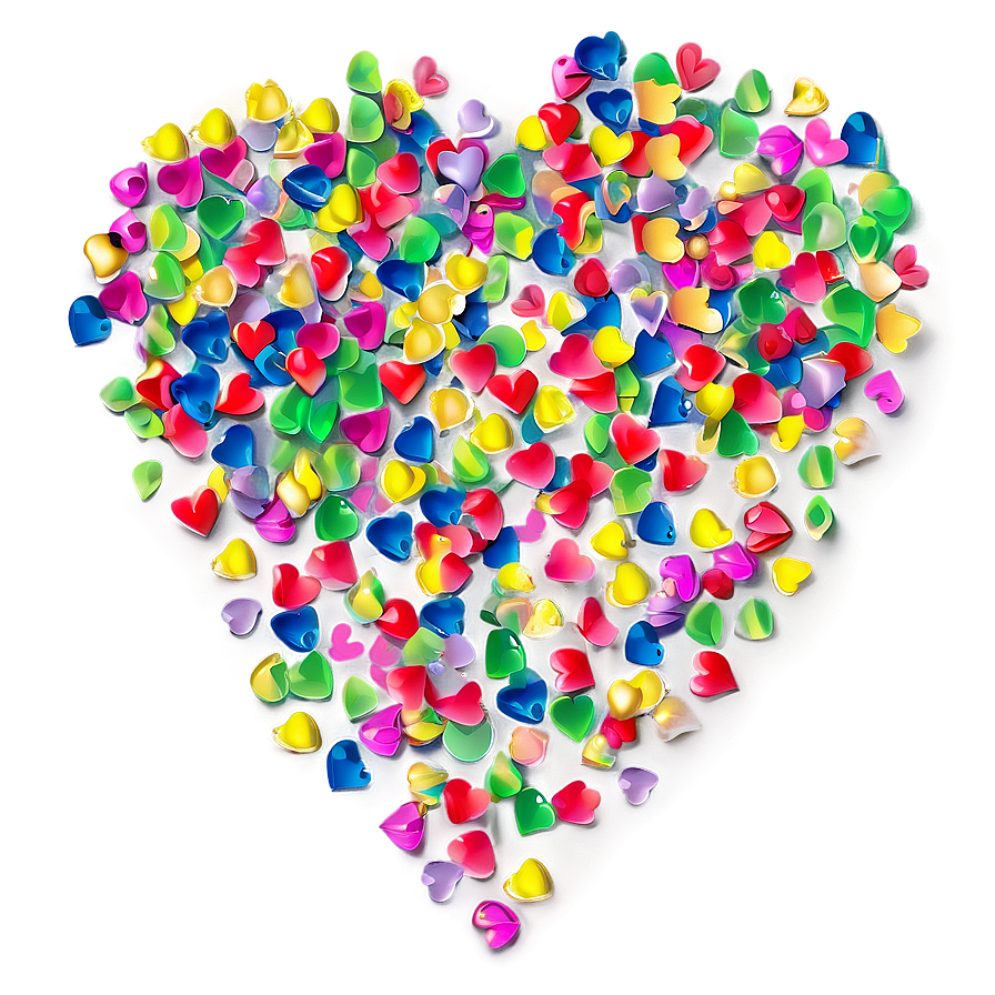 Small Heart Confetti Png 06212024