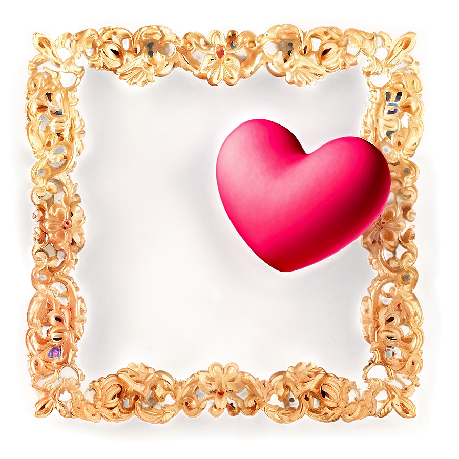 Small Heart Frame Png Xpg