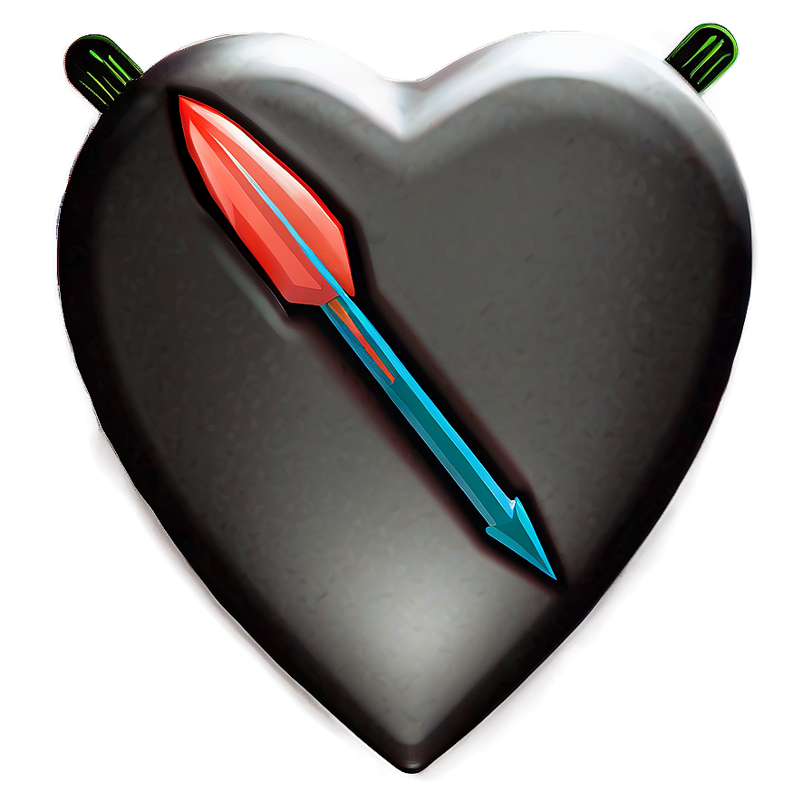 Small Heart With Arrow Png 06212024