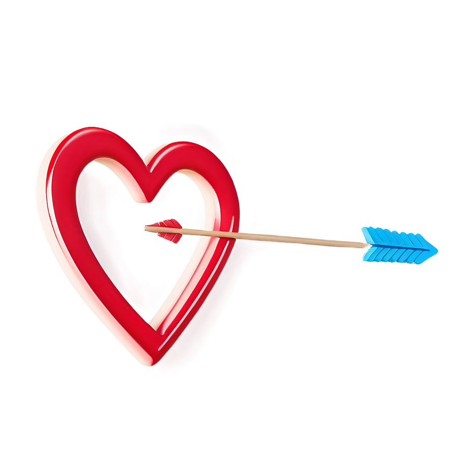 Small Heart With Arrow Png Sni