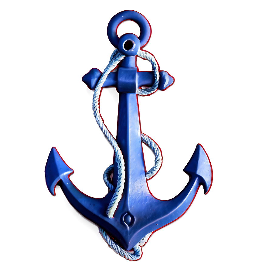 Small Navy Anchor Png 06292024