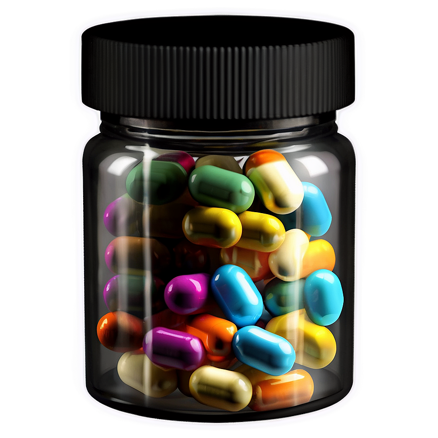 Small Pill Bottle Png Kfg