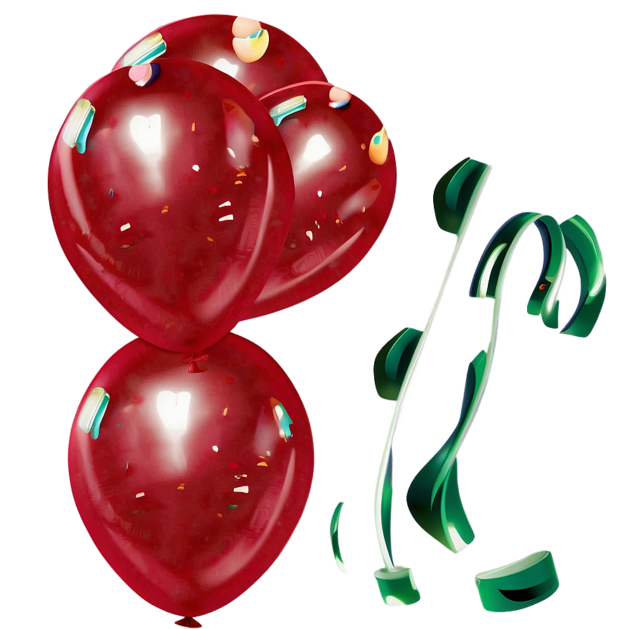 Small Red Balloons Png 95