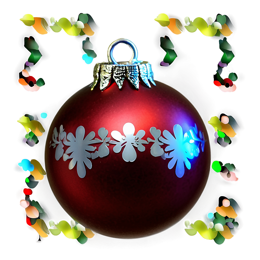 Small Red Ornament Png Ofi