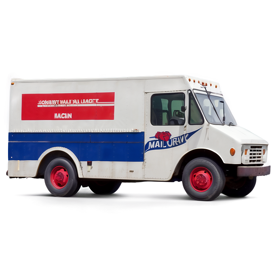 Small Town Mail Truck Png Ysh23