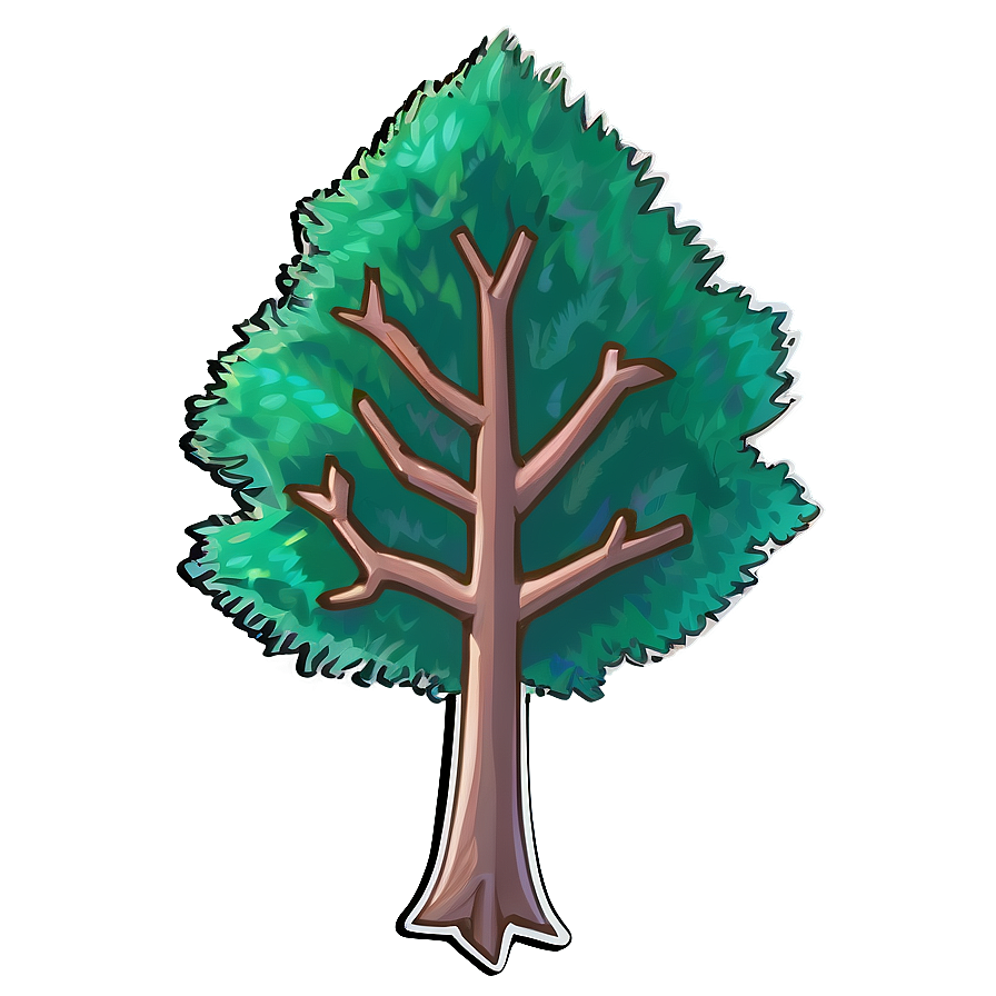 Small Tree Outline Png 44