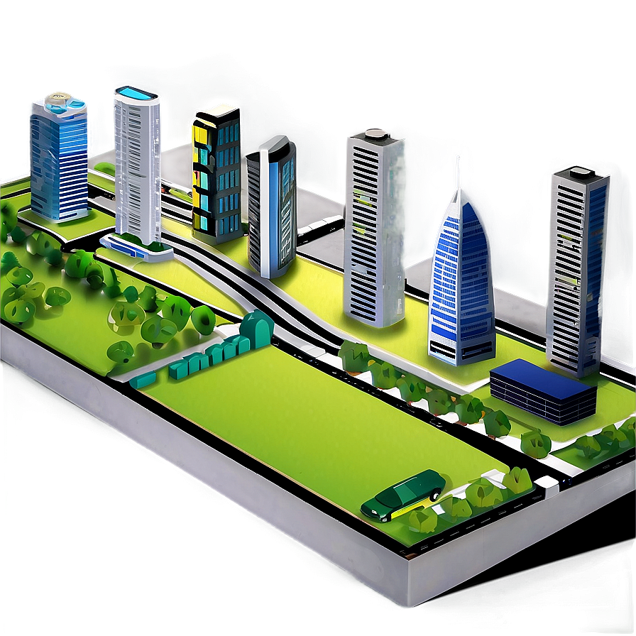 Smart City Technology Layout Png 76