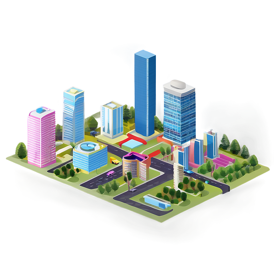 Smart City Technology Layout Png Kcu