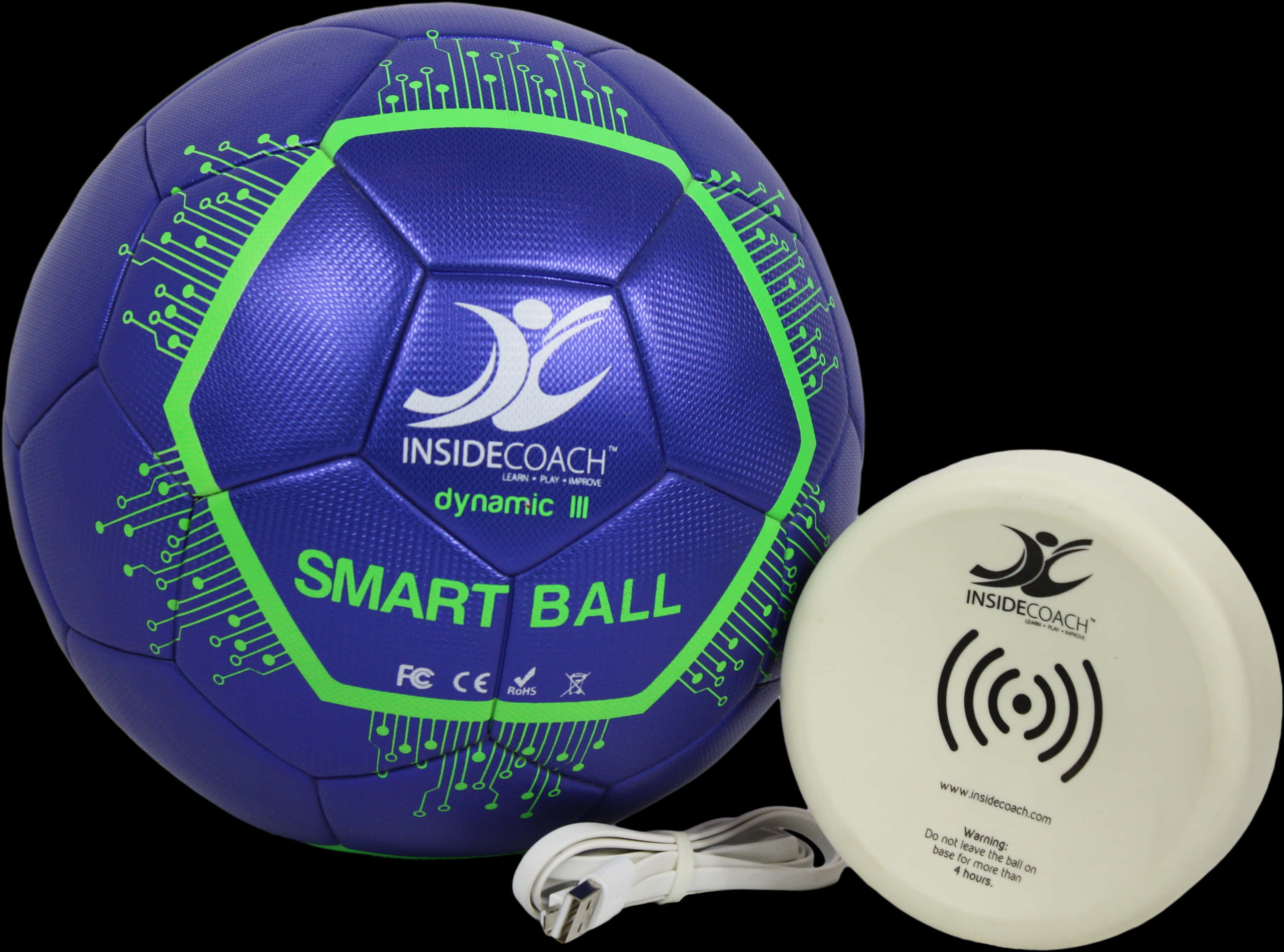 Smart Soccer Ballwith Charging Disc