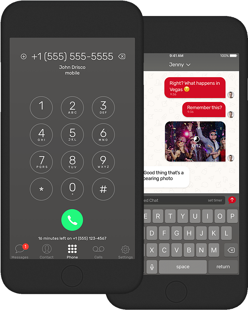 Smartphone Calland Text Interface