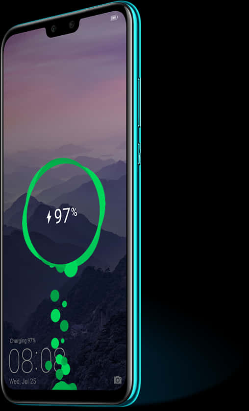 Smartphone Charging Status Display