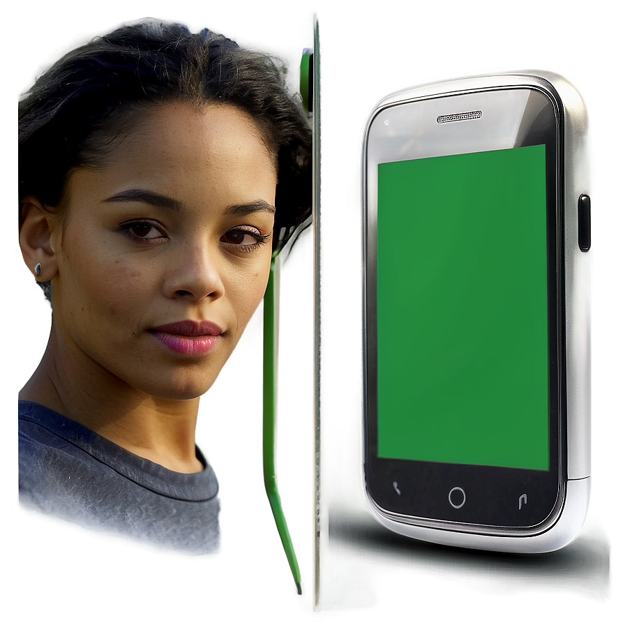 Smartphone For Video Editing Green Screen Png 06282024