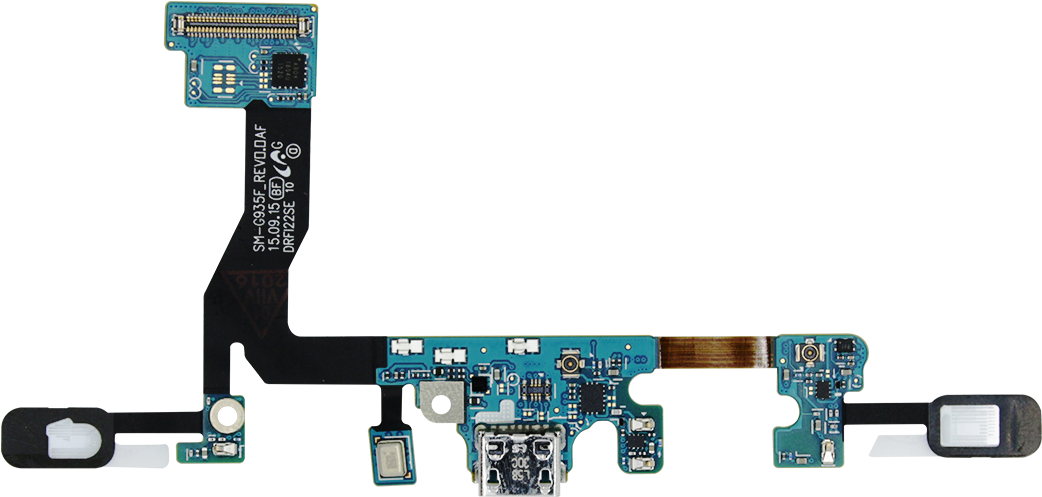 Smartphone Internal Circuit Boardwith Connectors