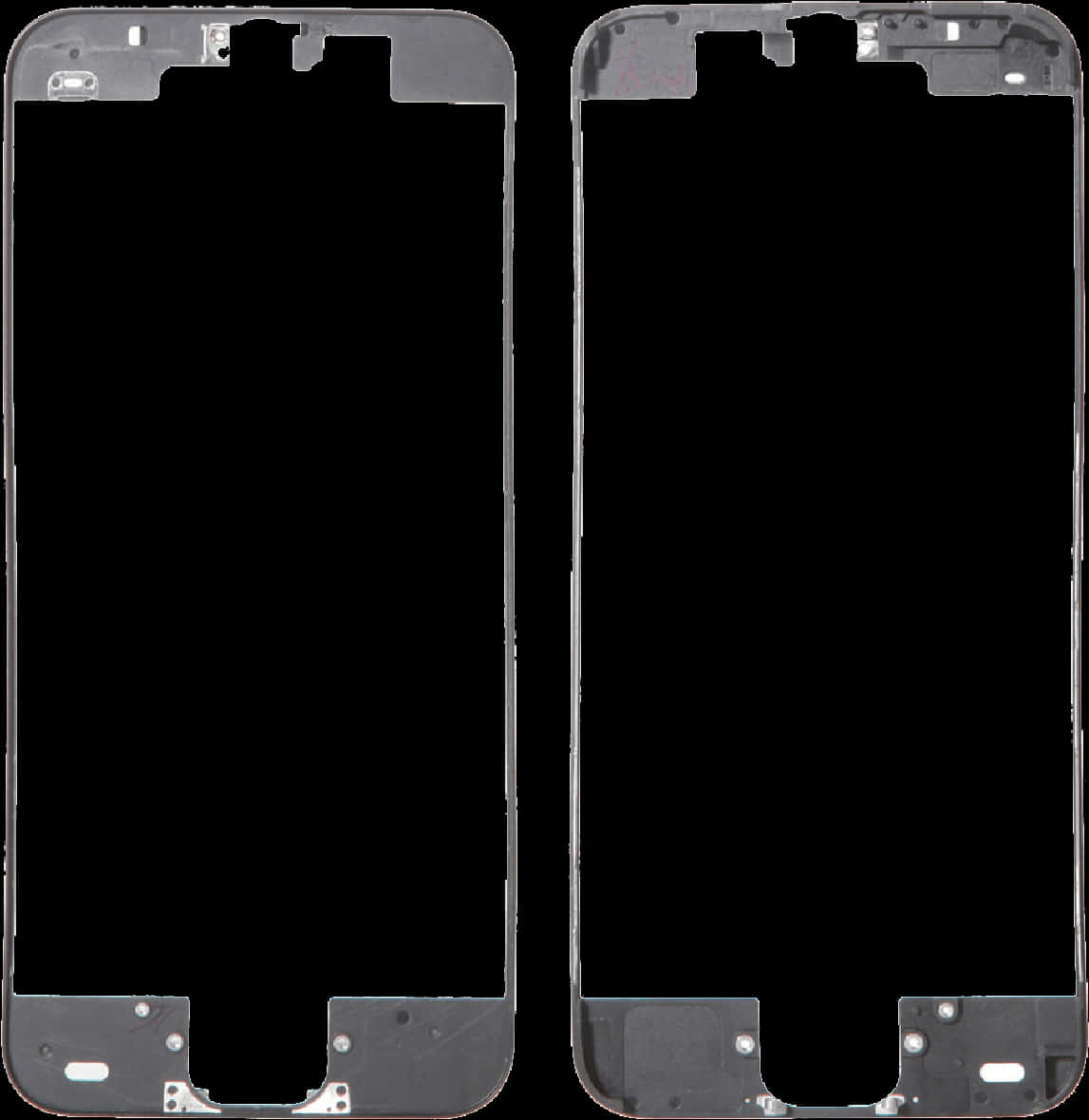 Smartphone Screen Bezels Transparent Background