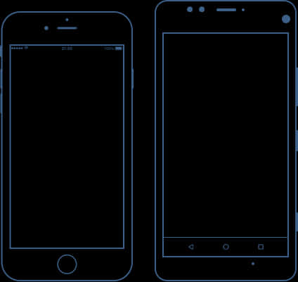 Smartphone Silhouettes Comparison