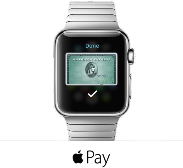 Smartwatch Apple Pay Transaction Completed