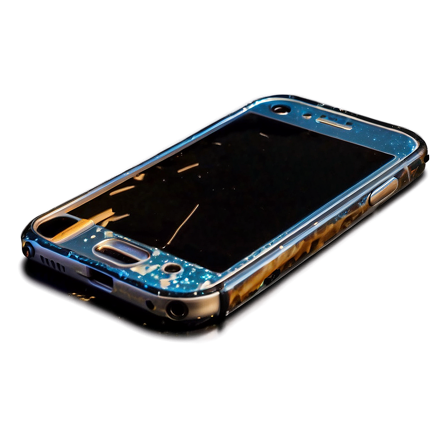 Smashed Phone Device Png 51