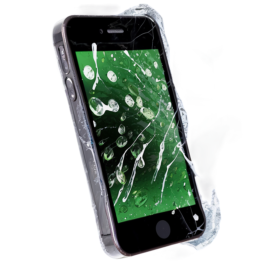 Smashed Phone Device Png 86