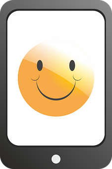 Smiley Face Mobile Screen