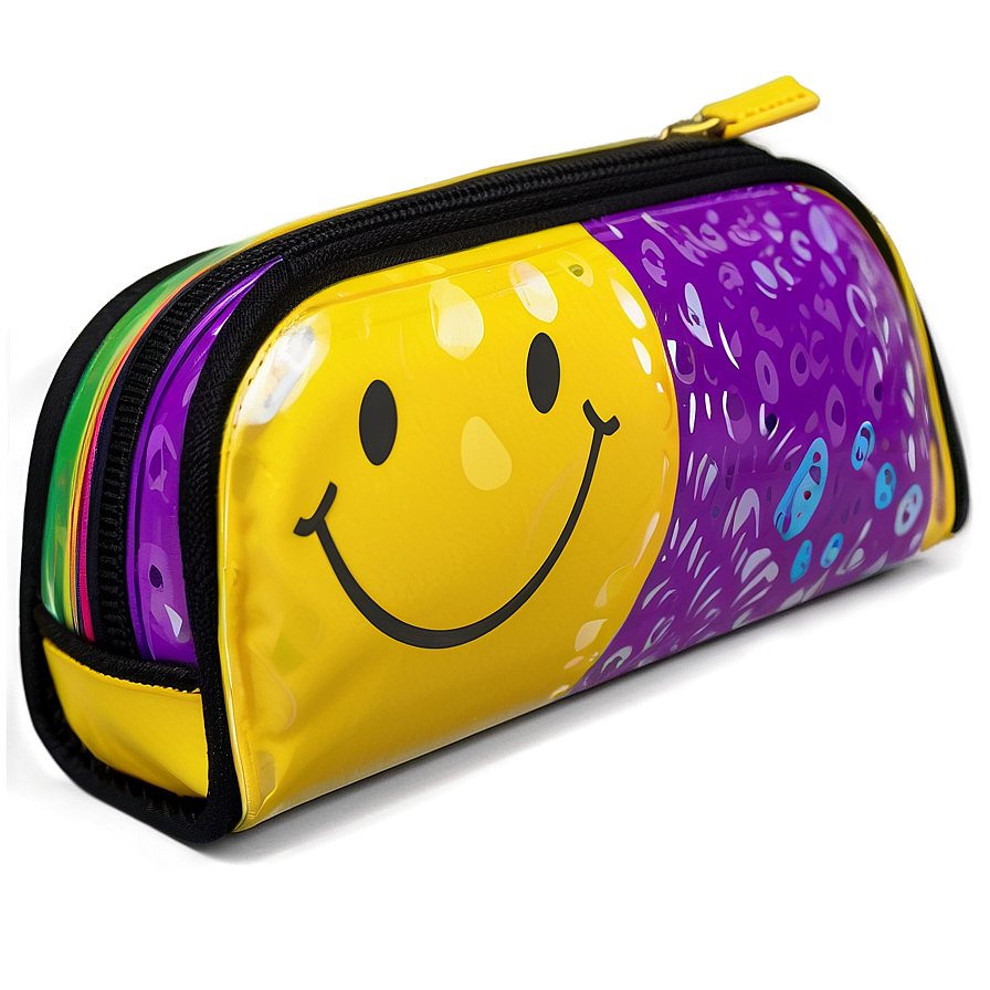 Smiley Face Pencil Case Png 06292024