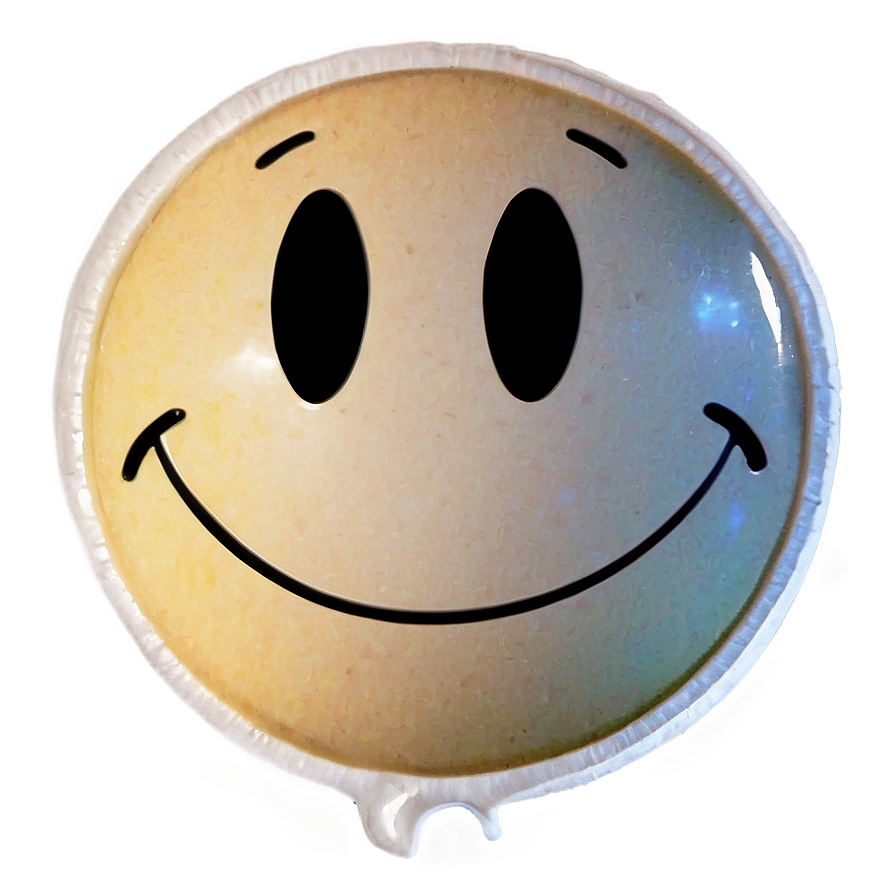 Smiley Face Sticker For Decor Png 1