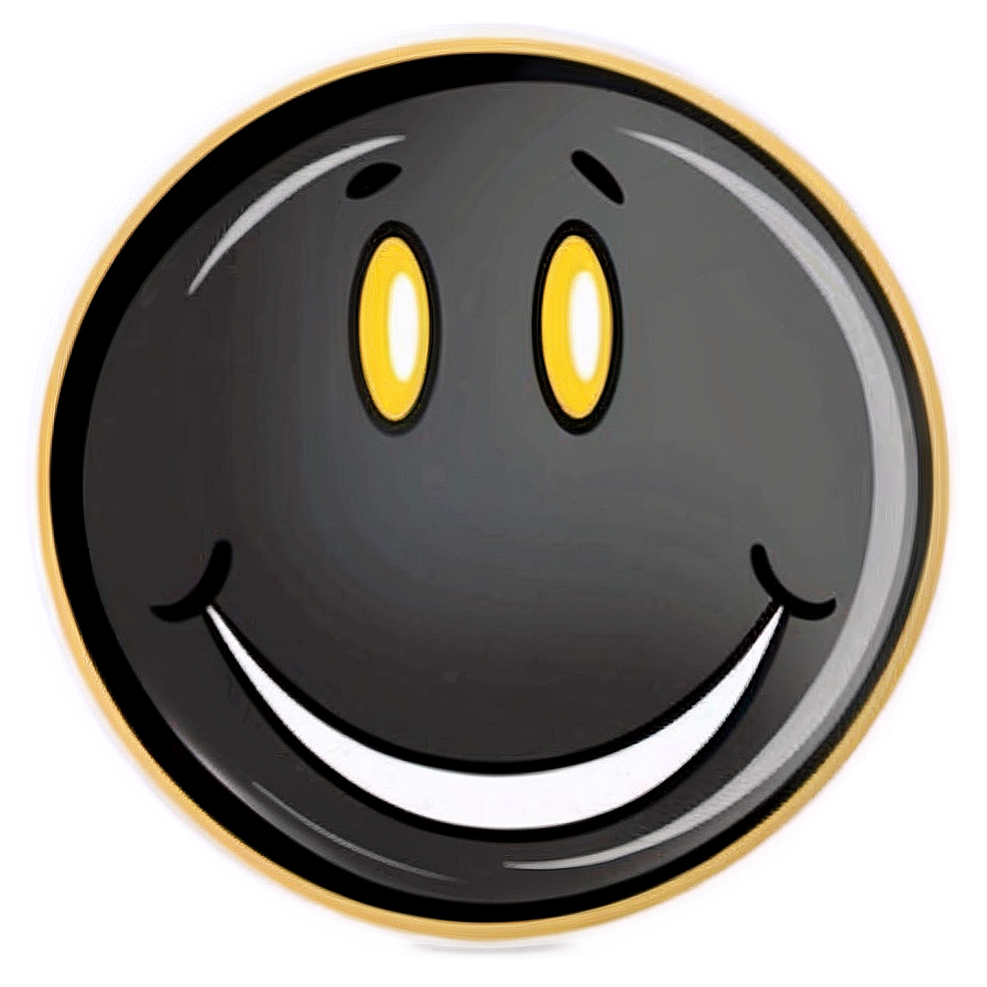 Smiley Face Sticker For Decor Png Bue