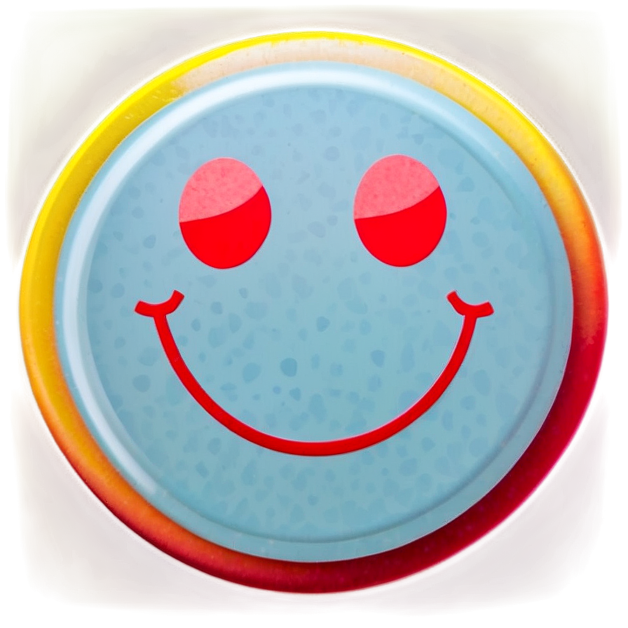 Smiley Face Sticker For Phone Png 06272024