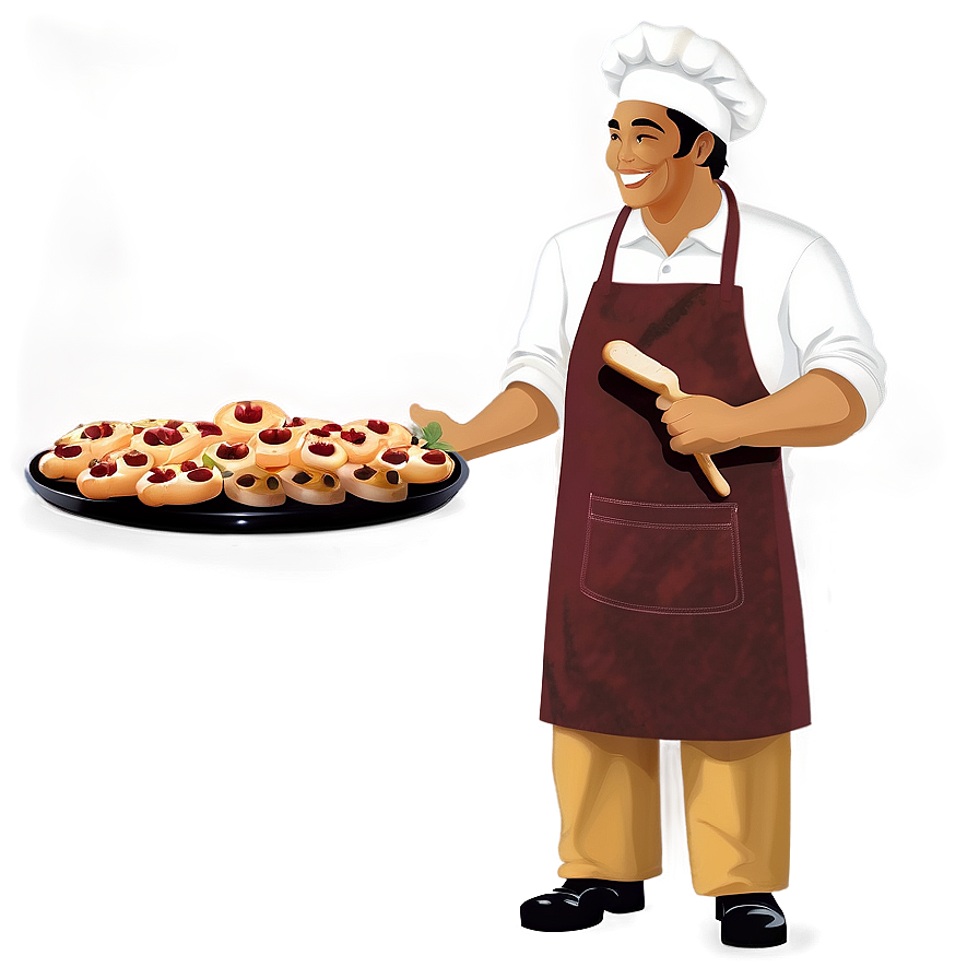 Smiling Baker Png 06292024