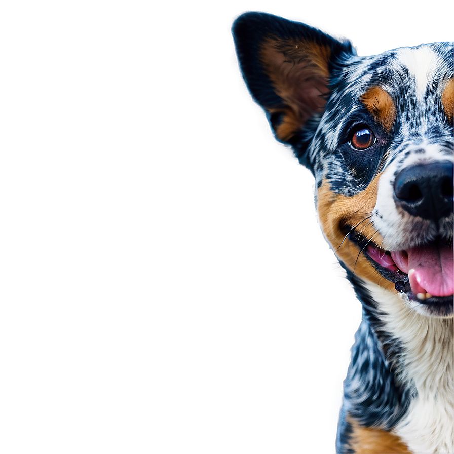 Smiling Blue Heeler Dog Png 06282024