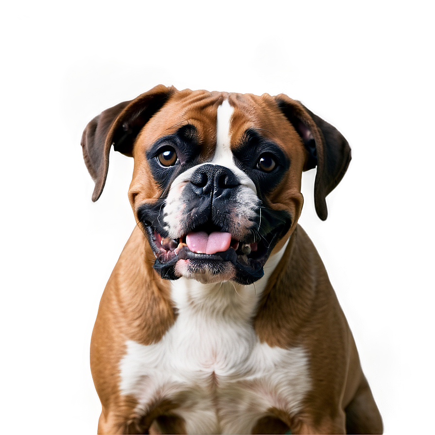 Smiling Boxer Dog Png 06242024