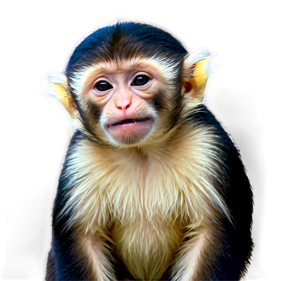 Smiling Capuchin Monkey Png Hfk