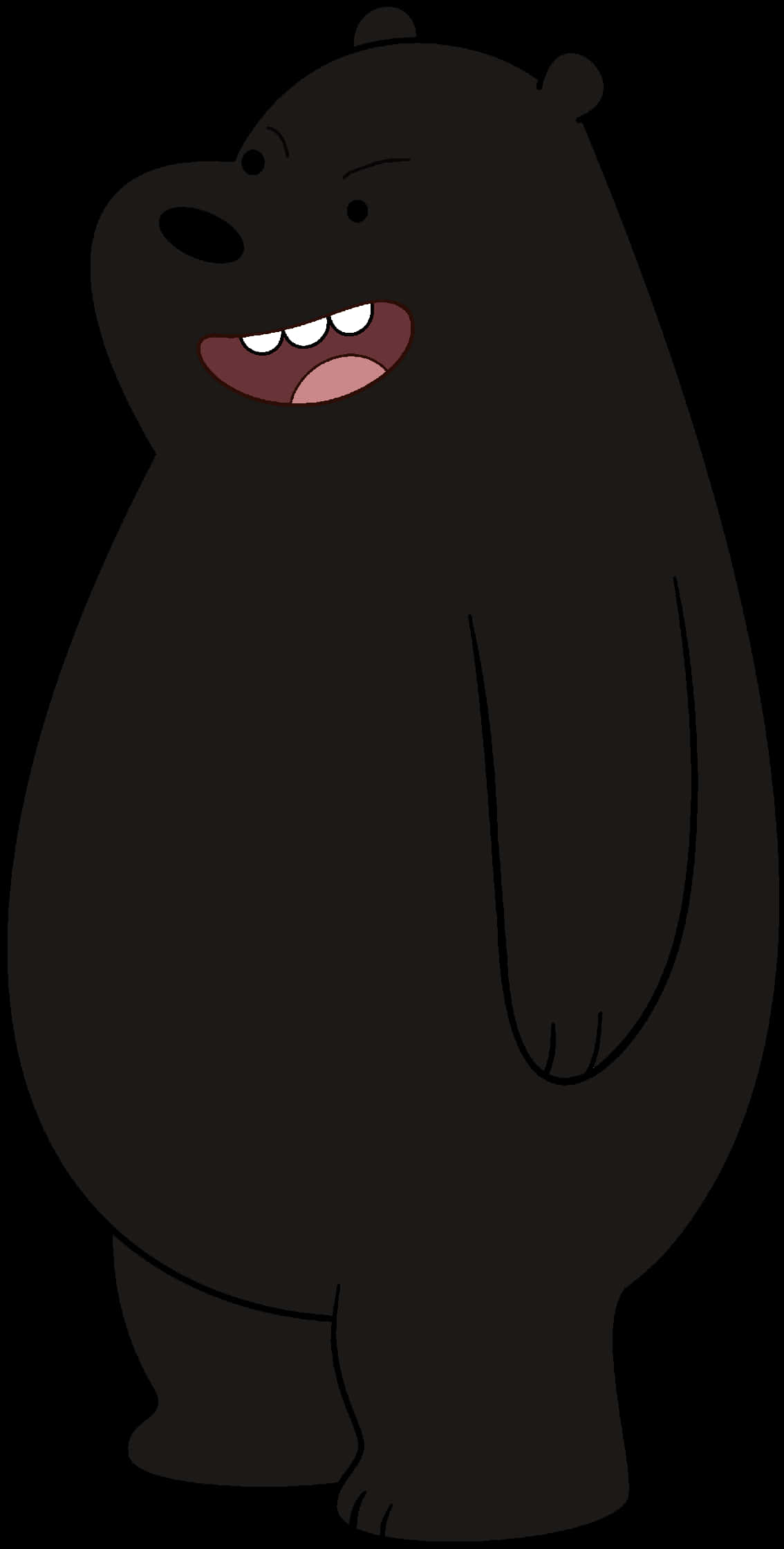 Smiling Cartoon Bear Vector