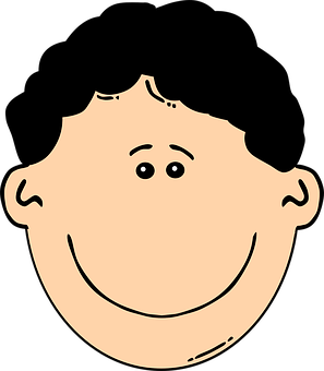 Smiling Cartoon Face Graphic