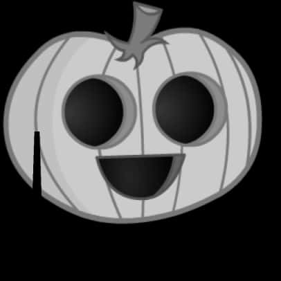 Smiling Cartoon Pumpkin Graphic