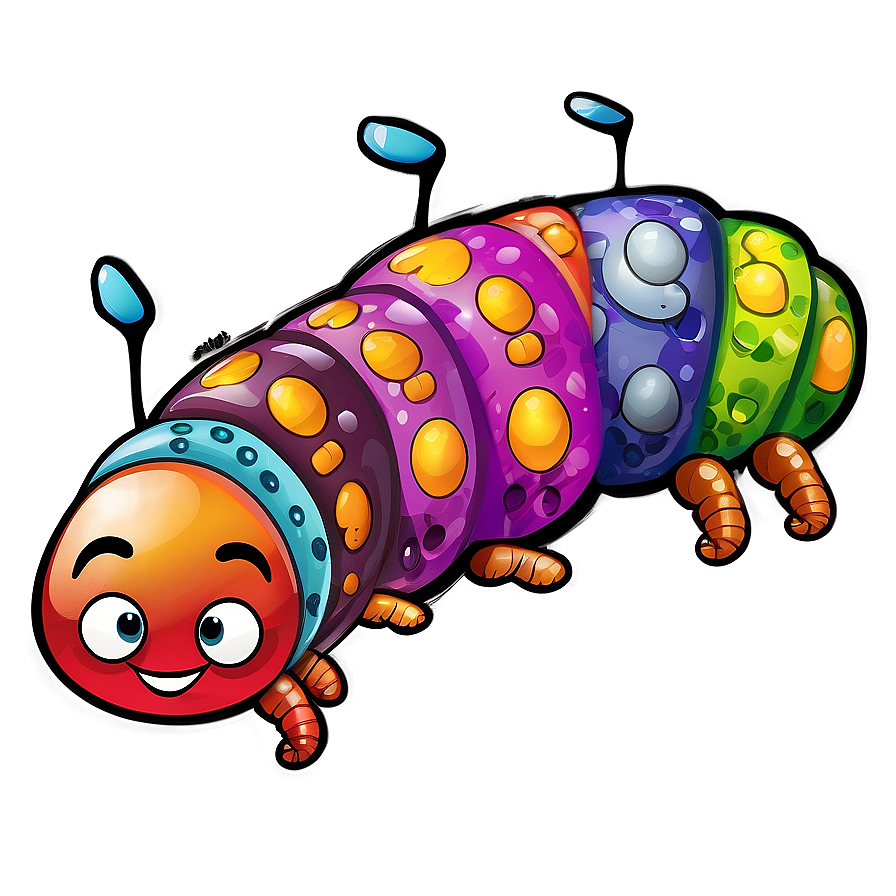 Smiling Caterpillar Clipart Png Ggx