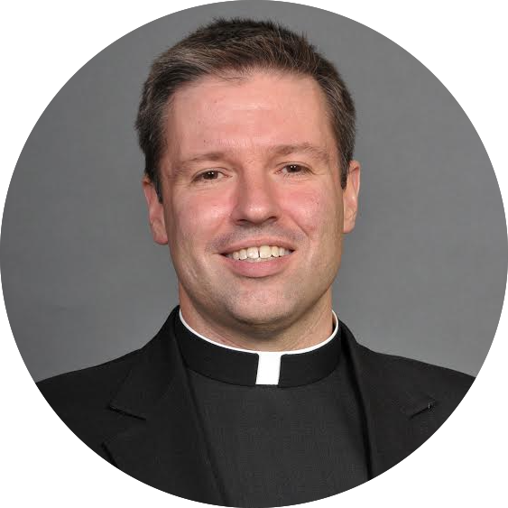 Smiling Catholic Priest Portrait