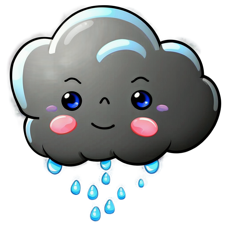 Smiling Cloud Clipart Png 06252024