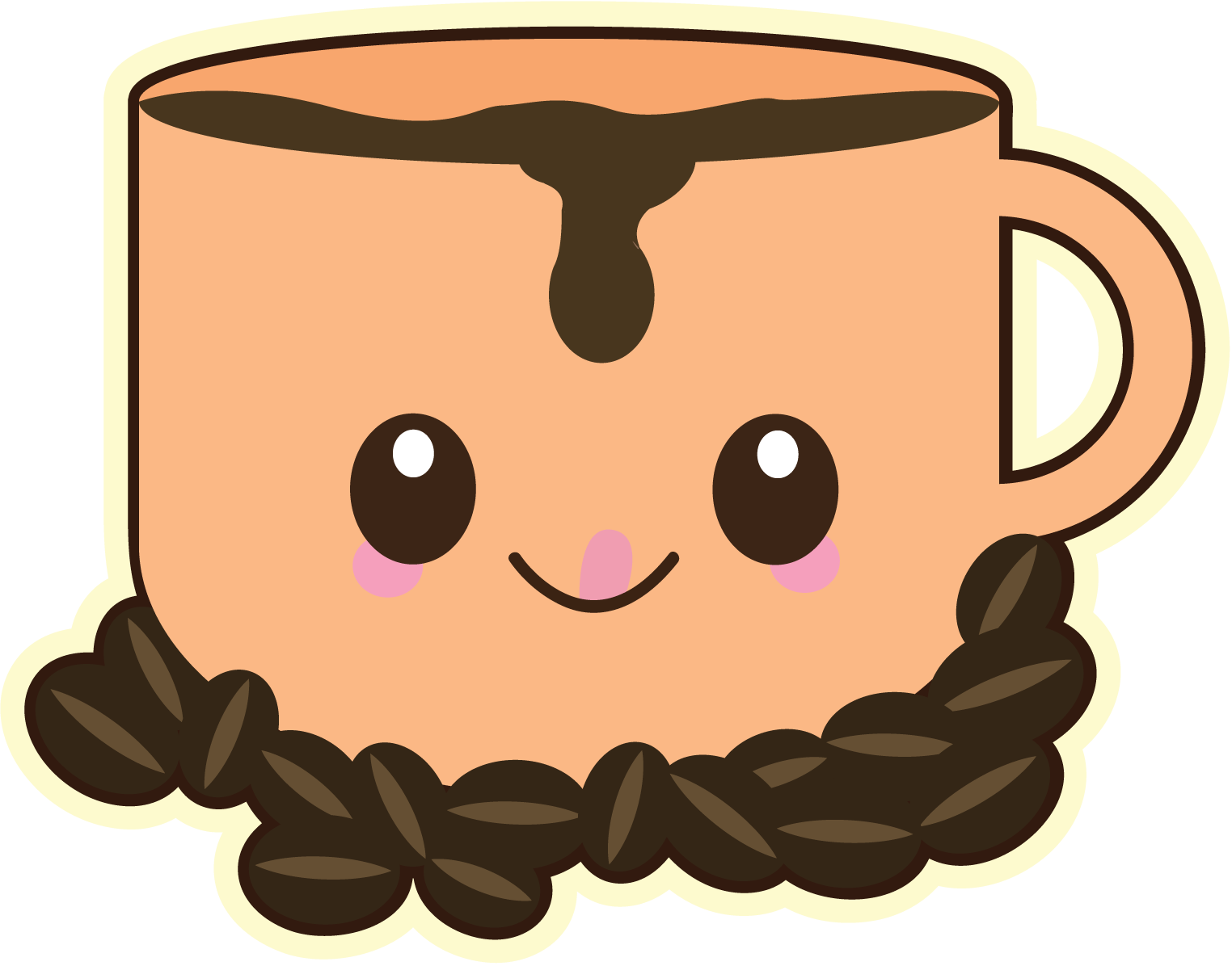 Smiling Coffee Cup Cartoon.png