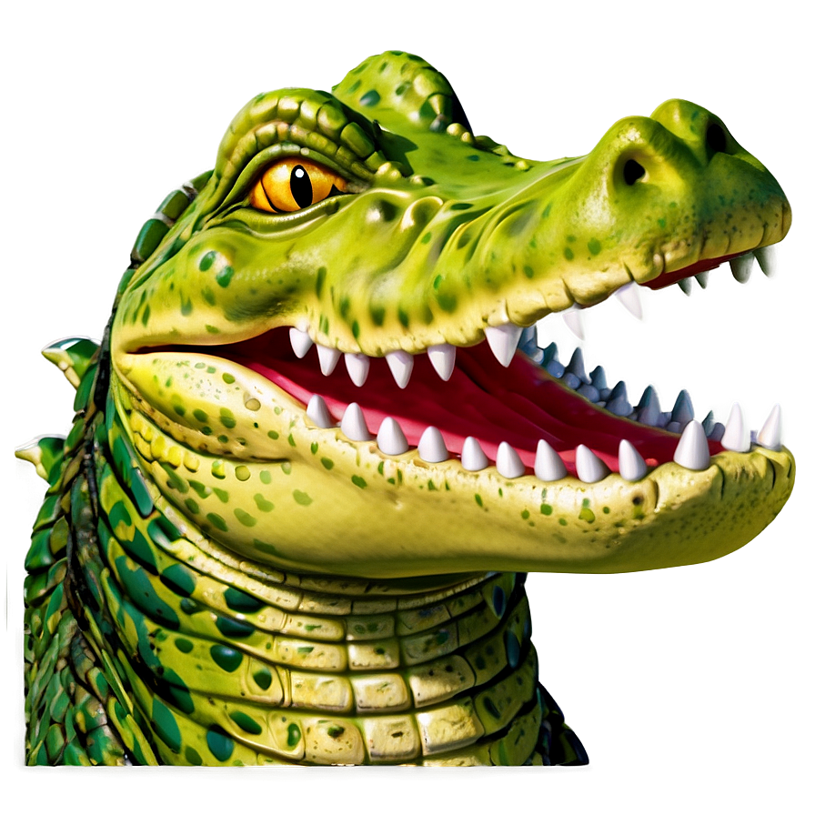 Smiling Crocodile Png 06112024