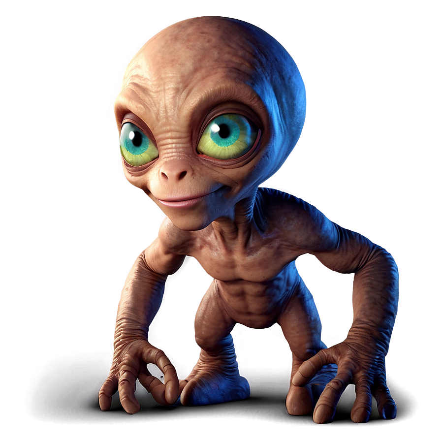 Smiling Cute Alien Png Vhm42