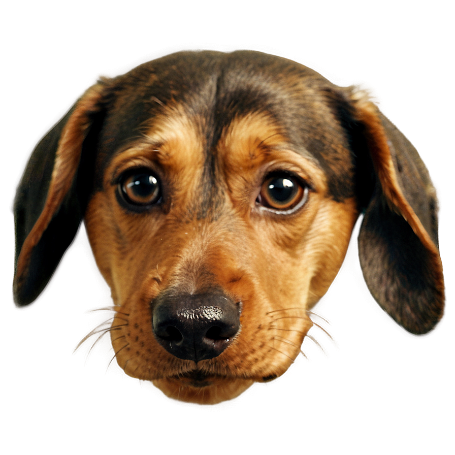 Smiling Dachshund Face Png 4