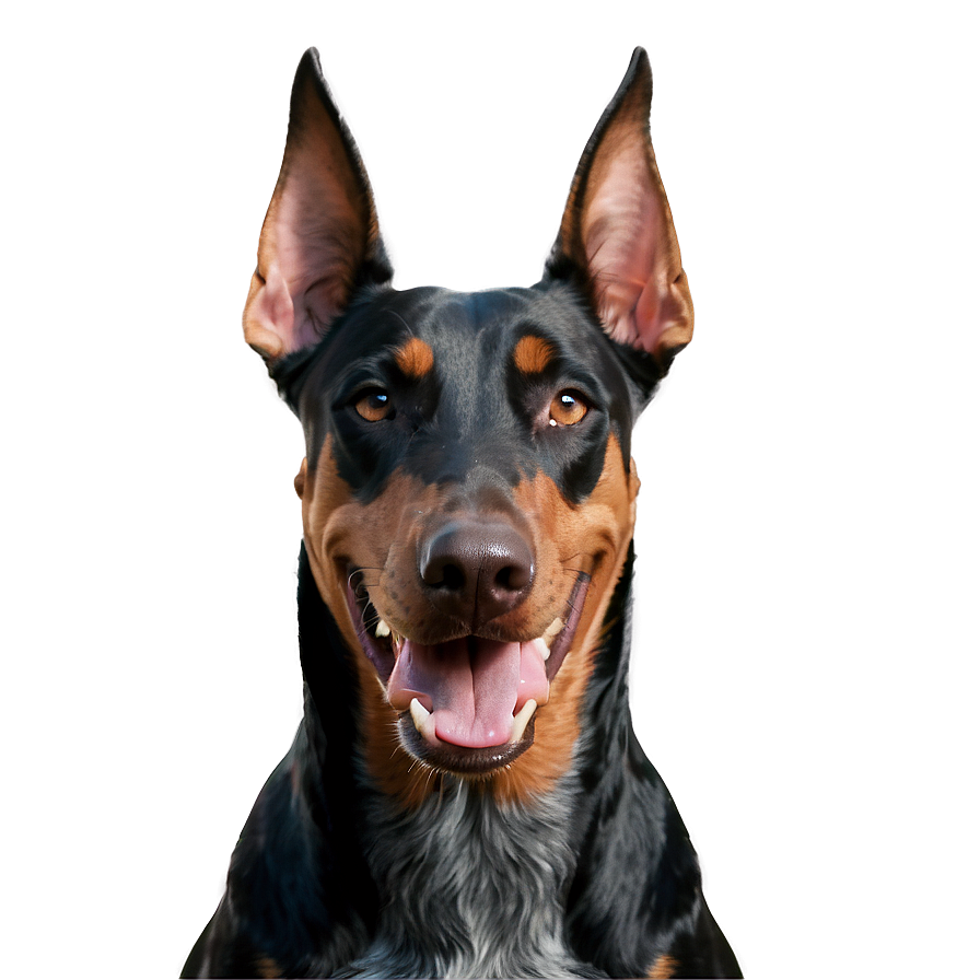 Smiling Doberman Png Lvr72