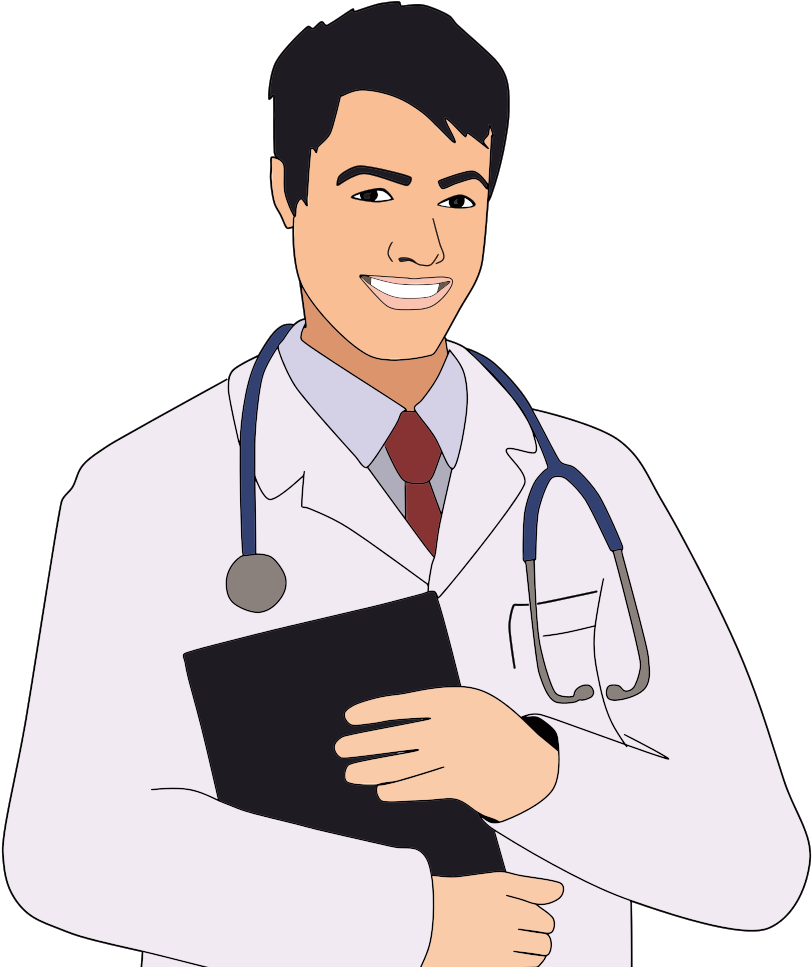 Smiling Doctor Clipart