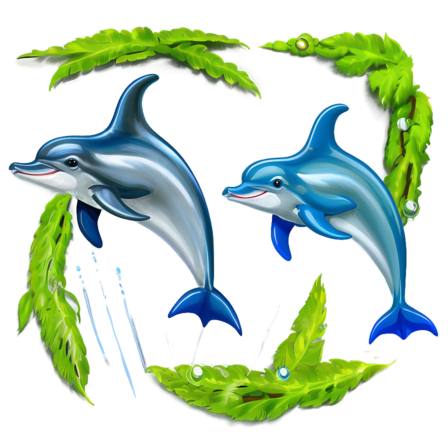 Smiling Dolphins Png 15