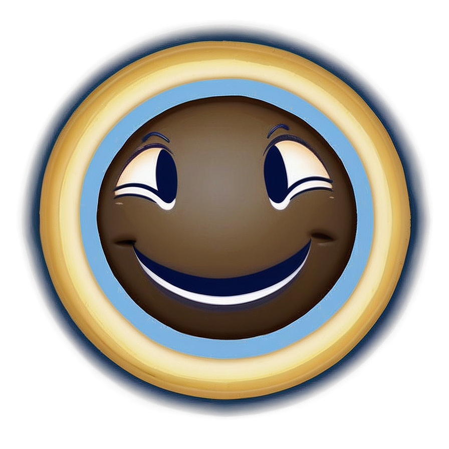 Smiling Emoji With Halo Png Veb