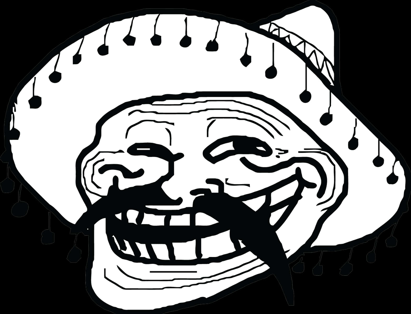 Smiling_ Face_with_ Sombrero_ Vector_ Art