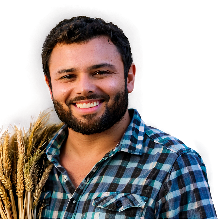 Smiling Farmer Png Irv20